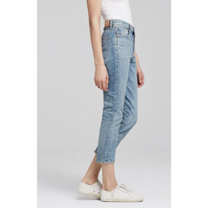 CITIZENS OF HUMANITY Dree Crop High Rise Slim Straight Leg Jeans Savana 24 $258
